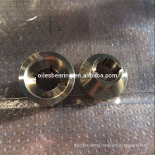 variant CuZn25Al5 solid bronze bearing,Copper alloy Flange bush,excellent performance OEM casted oiless bush